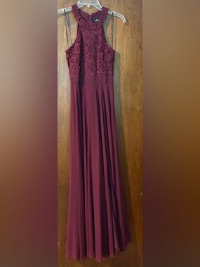Lulus maroon dress